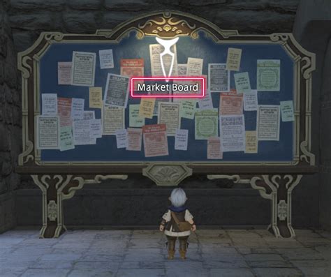 ffxiv market board search.